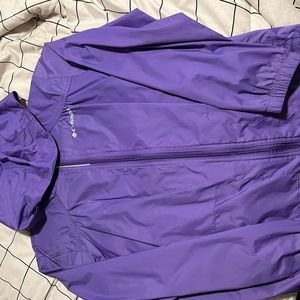 Columbia purple windbreaker/jacket